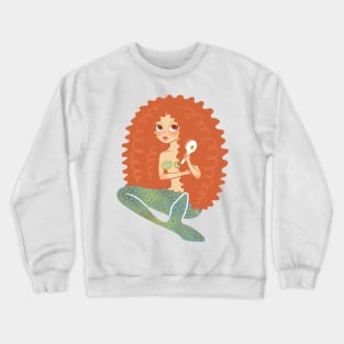 Curly Mermaid Crewneck Sweatshirt